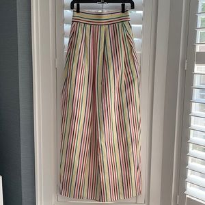 Rosie Assoulin “carrot” striped skirt